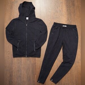 Set ZARA Men’s Black Tracksuit – Size L (Fits Like M)